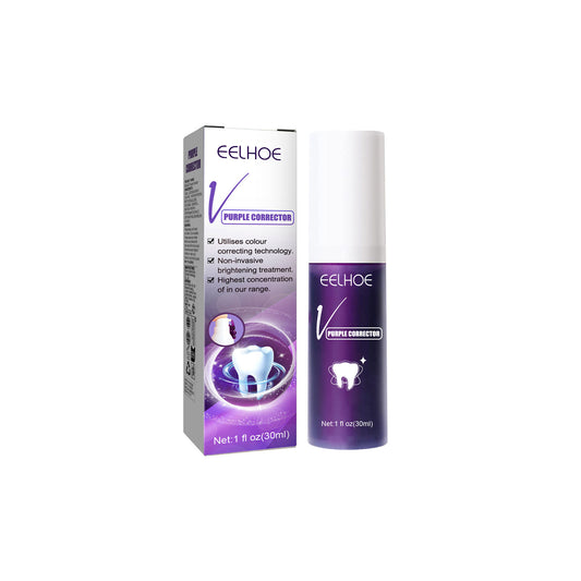 EELHOE Purple Corrector with advanced color correcting technology for teeth whitening toothpaste